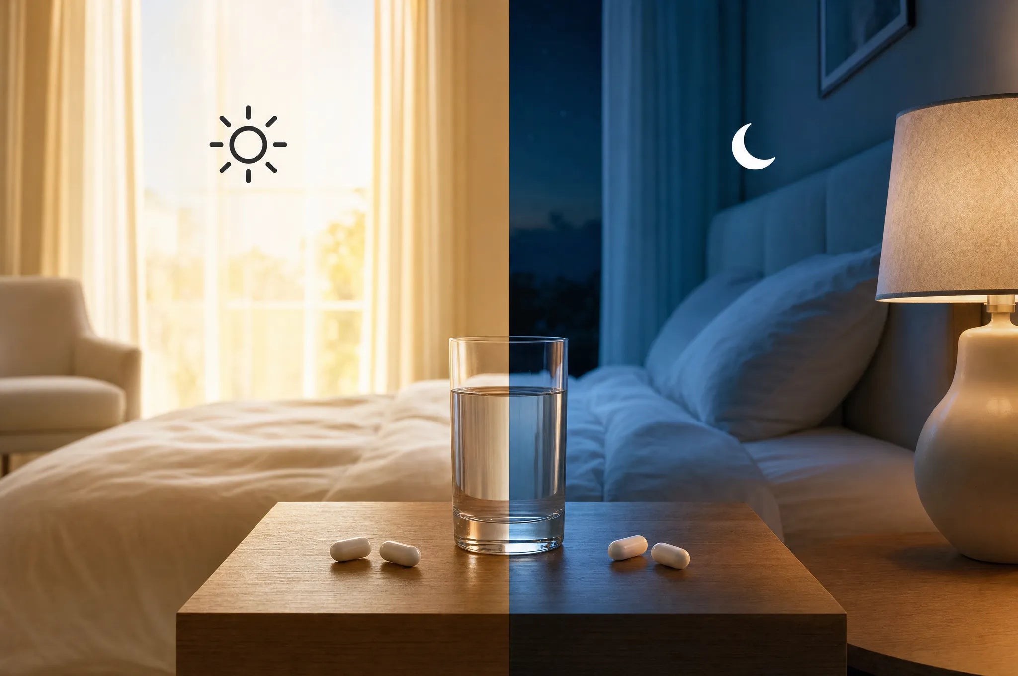 2 cápsulas sync en la mañana y 2 en la noche